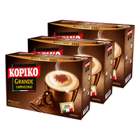 可比可 KOPIKO可比可速溶咖啡粉饮料三合一印尼进口36包（12包/盒*3） 卡布奇诺