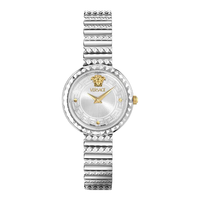 VERSACE 手表女24年时尚希腊回纹女腕表石英表 VEDFA0124 28mm
