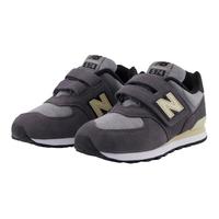 New Balance nb童鞋 4-7岁秋季格雷系灰网面舒适运动鞋574GB