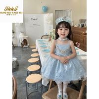 女童2024夏洛丽塔裙子公主裙儿童网纱连衣裙lolita礼服手作裙