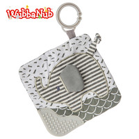 WubbaNub 婴儿牙胶小月龄磨牙口欲期咬胶安抚玩具可水煮