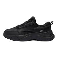 FILA FUSION斐乐潮牌CONCH DX机能潮鞋男2024冬海螺鞋跑步鞋 黑-BZ 42