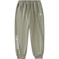 匡威（Converse）匡威儿童童装男童长裤2024秋季女童休闲运动裤束脚裤 铬绿 160/66(L)