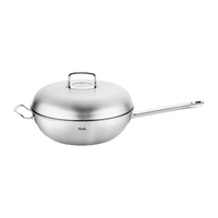 Fissler 菲仕乐 炒锅德国Fissler雅格菁选 - 带盖中式单柄多层炒菜锅32厘米 雅格菁选中式单柄炒锅32厘米