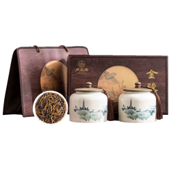 卢正浩 红茶金骏眉木悦茶叶特级250g武夷山桐木关茶叶礼盒长辈