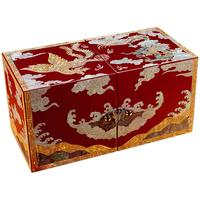 锦贝传说螺钿漆器结婚首饰盒高级感复古珠宝盒黄金首饰收纳盒