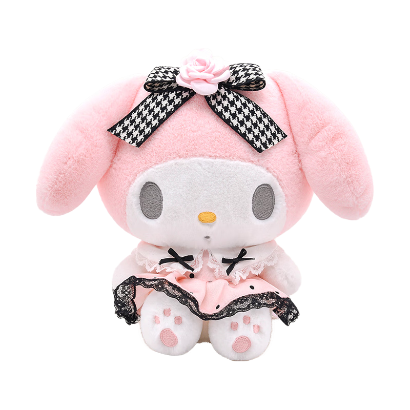 凯蒂猫Hello Kitty三丽鸥毛绒玩具玩偶布娃娃抱枕圣诞节女 30cm美乐蒂公仔