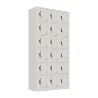 ZUOSHENG 佐盛 更衣柜员工柜储物柜铁皮柜存包柜鞋柜碗柜十八门更衣柜