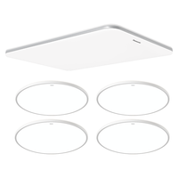 松下（Panasonic）全光谱吸顶灯客厅灯超薄灯具遥控调光 松晴快装灯四室一厅 【全光谱+快装灯】四室一厅套装A