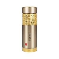 千福鸟鎏银内胆保温茶杯银双层保温水杯盒 亮金款 鎏银内胆礼盒