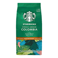 STARBUCKS 星巴克 咖啡 原装进口浓缩意式美式研磨咖啡粉200G装 中度哥伦比亚咖啡粉