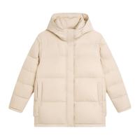 鸭鸭羽绒服 女士2024冬季短款加厚连帽百搭宽松保暖鸭绒外套Z