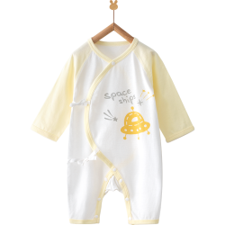 婴蓓依 连体衣新生婴儿儿衣服超萌0一3月宝宝夏装薄款和尚服包屁衣