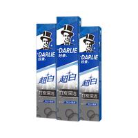 DARLIE 好来 超白牙膏套装 (竹炭深洁190g*3+密泡小苏打冷压椰子油40g*2)
