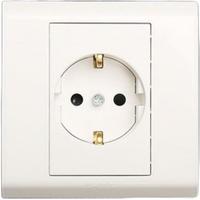 罗格朗（LEGRAND）德式欧标插座16A 86型欧盟德国 德标墙壁韩国电源插座面板 16A罗格朗品牌白色欧标