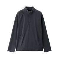 佐丹奴抓绒卫衣男秋冬摇粒绒立领插肩袖半拉链上衣男01025782