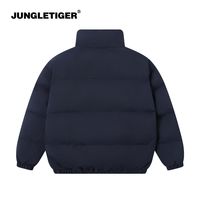 丛林老虎潮牌秋冬款立领加厚保暖棉衣女宽松棉服男