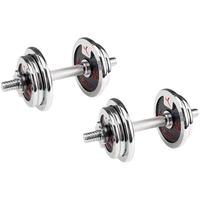 DECATHLON 迪卡侬 哑铃男士健身家用女士可调节重量铸铁套装杠铃健身器材ENY3