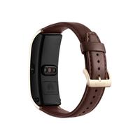 HUAWEI 华为 B5 智能手环 摩卡棕 皮革表带（蓝牙耳机+智能手环+心率监测+彩屏+触控+压力监测+Android+IOS通用+运动手环）
