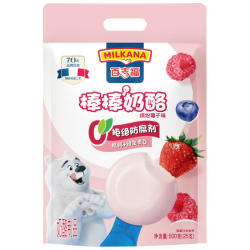MILKANA 棒棒奶酪 缤纷莓子味 500g