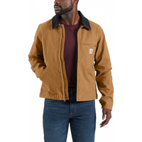 Carhartt卡哈特106234 Re-engineered男装宽松版型底特律工装夹克主线复古春秋 Carhartt Brown经典配色 S,偏大,适合胸围104cm