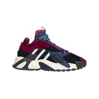 adidas「街球鞋」STREETBALL运动鞋男女大童儿童阿迪达斯三叶草 黑/酱紫/蓝/亮白 38(235mm)