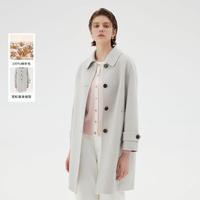 PRICH 女士时髦格子提花双面呢大衣 2024秋款