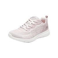斯凯奇（Skechers）女士休闲通勤风绑带运动鞋117601 裸粉色/BLSH 35