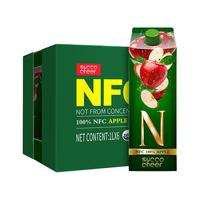 SUOOOCHEER 萨果奇 NFC100% 苹果汁 1L*6盒