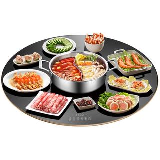帕德弗饭菜保温板热菜板家用暖菜板加热盘热菜餐桌折叠多功能