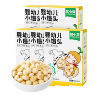  窝小芽 无添加蔗糖 儿童饼干  【5盒装】奶香小馒头 400g
