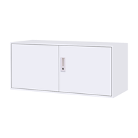 奈高NG文件柜办公柜档案柜资料柜储物柜拆装薄边纯白单节柜加隔板可调节0.8mm