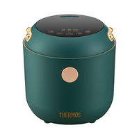 THERMOS/膳魔师 防粘涂层 电饭锅 英伦绿 2L