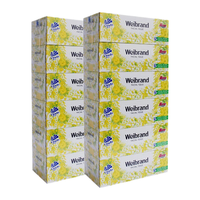 维达(Vinda) 维达 盒装抽纸硬盒大规格面巾纸卫生纸巾加厚3层100抽12盒 桂花沁香