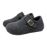 西遇 加绒勃肯鞋内增高雪地毛毛鞋 灰色  35 (225)