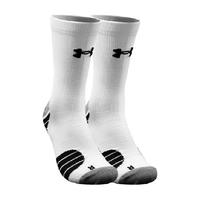 安德玛 UA安德玛 UNDER ARMOUR运动袜子男纯棉女中长筒袜吸汗透气袜子篮球专业跑步秋冬