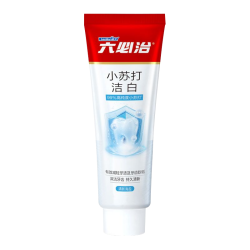 六必治 小苏打盐白牙膏 120g