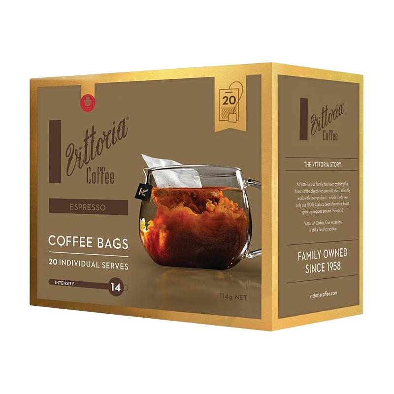 Vittoria 滤泡咖啡 研磨咖啡粉 114g20包