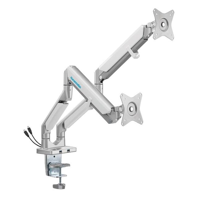 松能 双屏显示器支架机械臂台式电脑双臂通用底座屏幕支撑架T6-2G