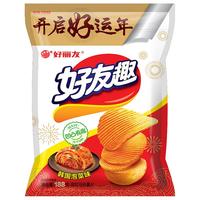 好丽友（orion）零食 休闲零食薯条膨化食品好友趣韩国泡菜味拉链装188g