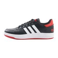 阿迪达斯 （adidas）男女鞋运动鞋低帮耐磨百搭小白鞋休闲鞋板鞋 40.5UK7码 黑红/白