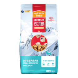 麦富迪 狗粮 超肉粒冻干双拼全期犬粮小型犬中大型犬成犬幼犬通用天然粮 小型犬全期专用4.5kg（1.5kg*3）