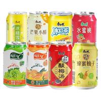 康师傅 饮料310ml*8罐每日C葡萄鲜果橙汁多口味混合罐装饮料组合装