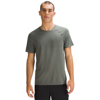 露露乐蒙lululemon丨Metal Vent Tech 男士运动短袖 T 恤 透气 LM3DOWS 运动上衣 锚灰/鼠尾草绿 M
