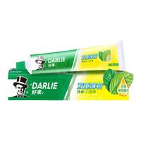 好来龙井绿茶牙膏清新口气含氟去渍成人好来 DARLIE500g4支装