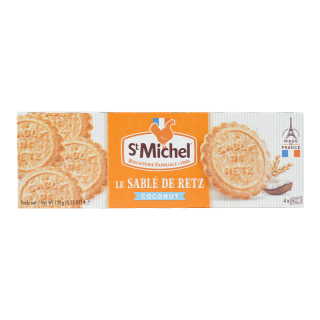  St Michel/圣米希尔 法国百年品牌 椰香曲奇  盒装 120g