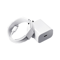 KOVOL 科沃 P59-PD20W 手机充电器 Type-C 20W+Type-C转Lightning 数据线 白色