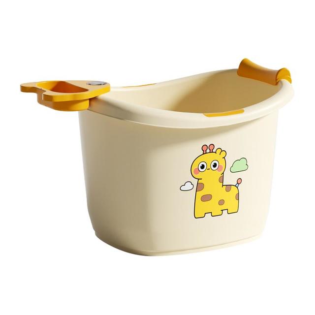 奔麦 宝宝洗澡桶儿童泡澡桶婴儿浴桶可坐洗澡盆大号游泳桶小孩家用冬天