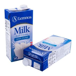 Lemnos 兰诺斯 全脂纯牛奶 1L*6支