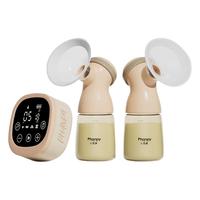 小雅象吸奶器电动双边免手扶母乳静音全自动孕产妇挤奶器便携 【无痛排空】超强续航/奶量++橘-PP奶瓶